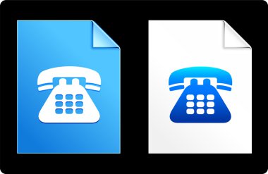 Telephone on Paper Set clipart