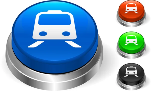 Metro pictogram op internet knop — Stockvector