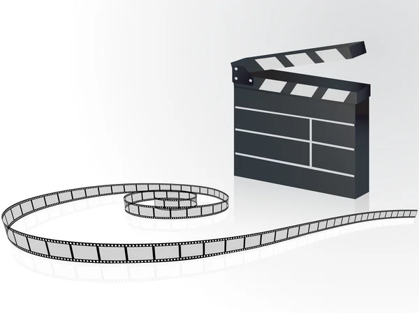 Camera Film bande arrière-plan — Image vectorielle