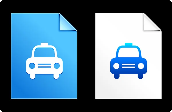 Taxi sur papier Set — Image vectorielle