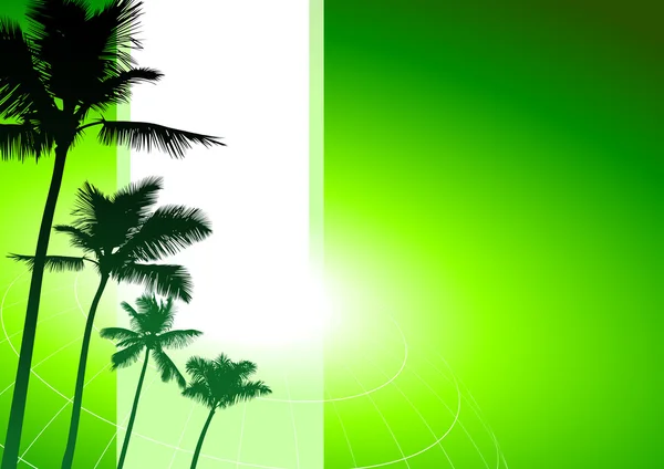 Пальми зелений фон — стоковий вектор