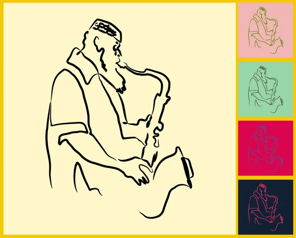 Живой джаз и блюз — стоковый вектор