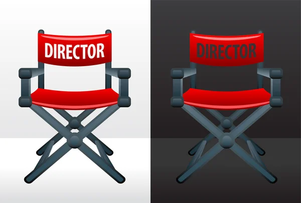 Film regissörsstolen — Stock vektor