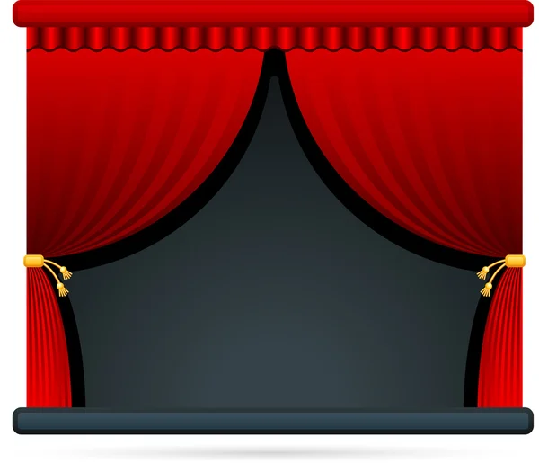 Film theater stage — Stock Vector