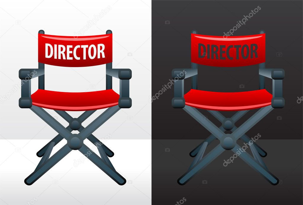 Movie director's chair