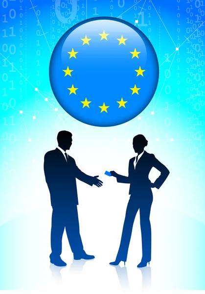 European Union Economic Business Team — Stock Vector