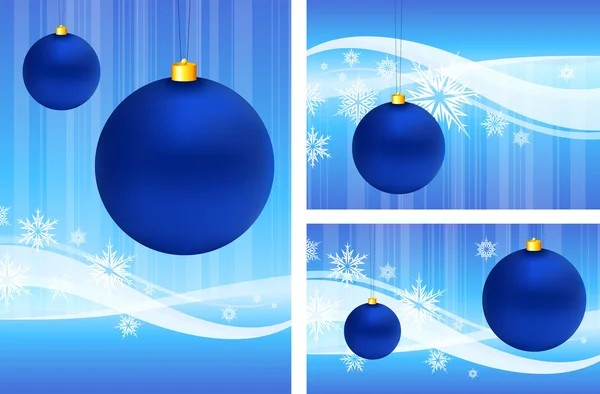 Blue Ornament Decoartion on Abstract background — Stock Vector