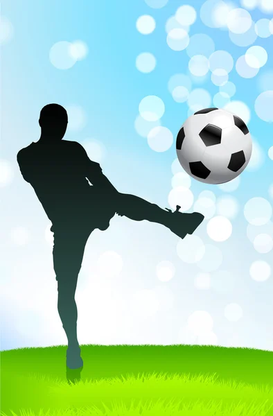 Футболист — стоковый вектор