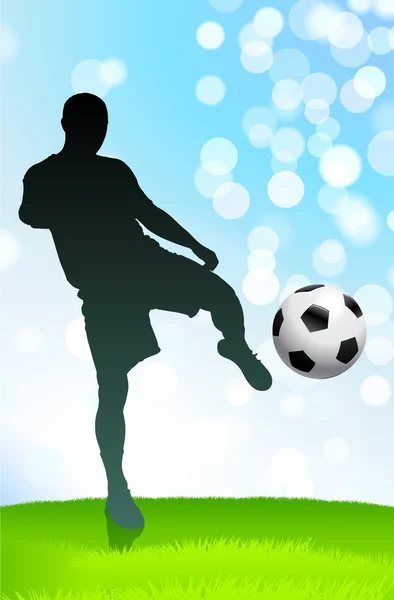 Football Player — Stock Vector