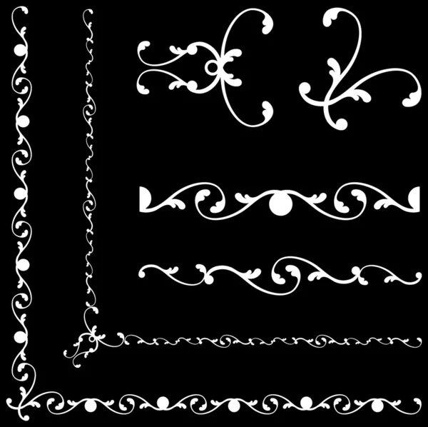 Abstrakter schwarz-weißer Hintergrund — Stockvektor