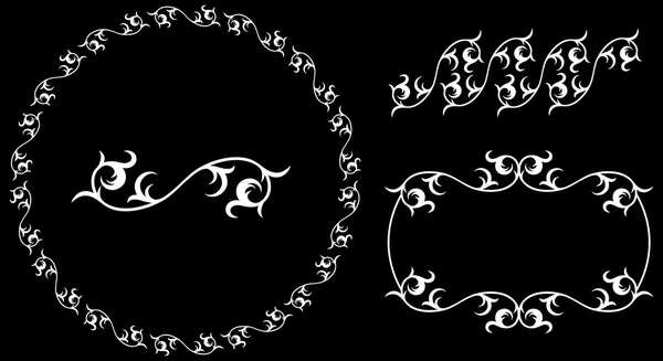 Абстрактный черный и белый фон — стоковый вектор