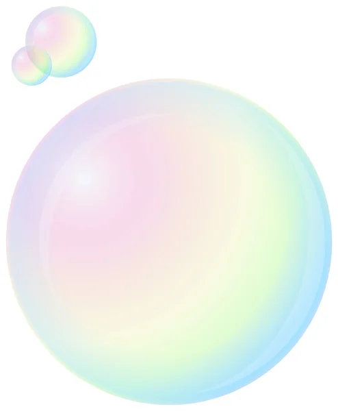 Burbujas de jabón — Vector de stock