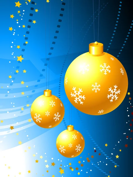 Yellow ornament decoration on abstract background — Stock Vector