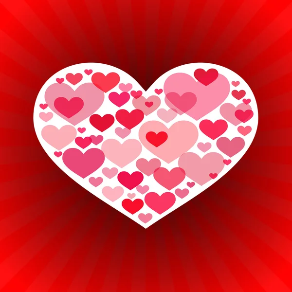 Valentine's Day Love Arrière plan — Image vectorielle