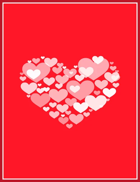 Día de San Valentín Amor Fondo — Vector de stock