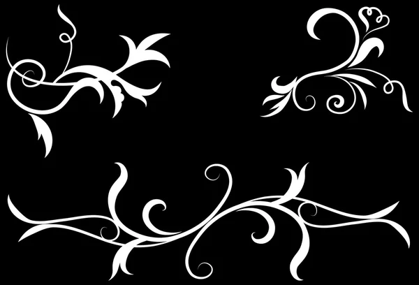 抽象的な黒と白のデザイン パターン — ストックベクタ