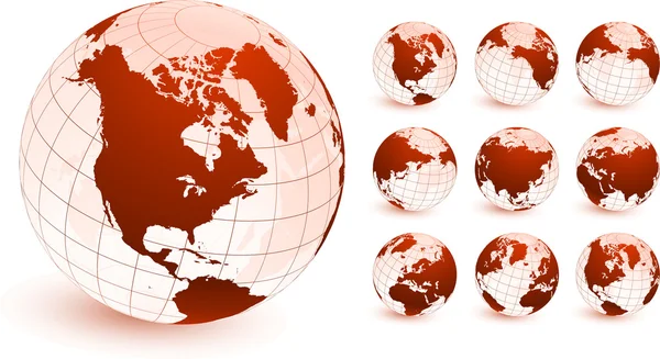 Globe eredeti vektoros illusztráció — Stock Vector