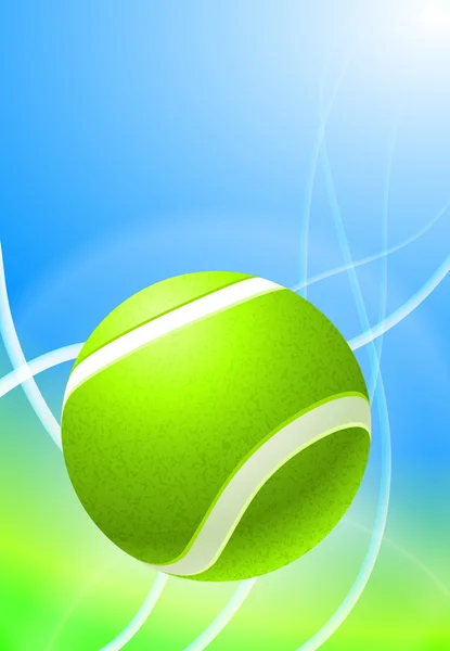 Piłki tenisowe na streszczenie tło — Wektor stockowy