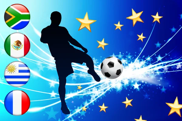 Événement mondial de soccer groupe A — Image vectorielle