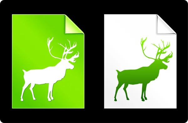 Deer Pages Collection — Stock Vector