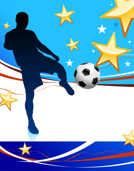 United States Soccer Player — Stock Vector