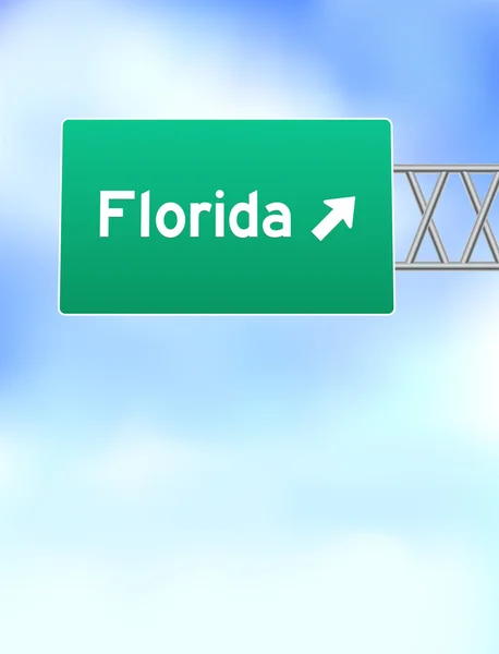 佛罗里达州公路标志 — 图库矢量图片