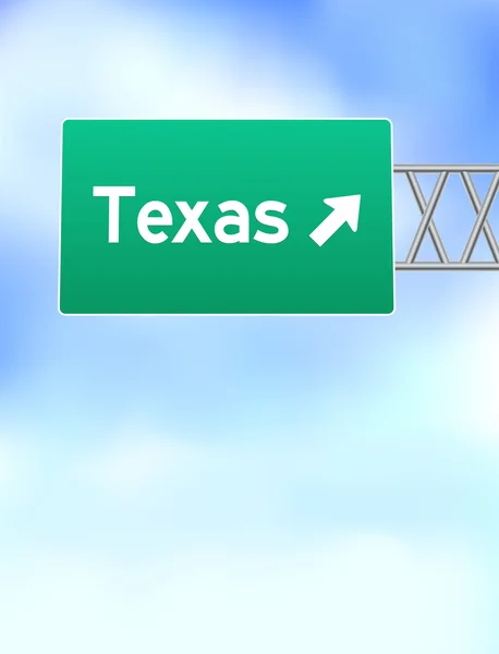 Texas highway tecken — Stock vektor