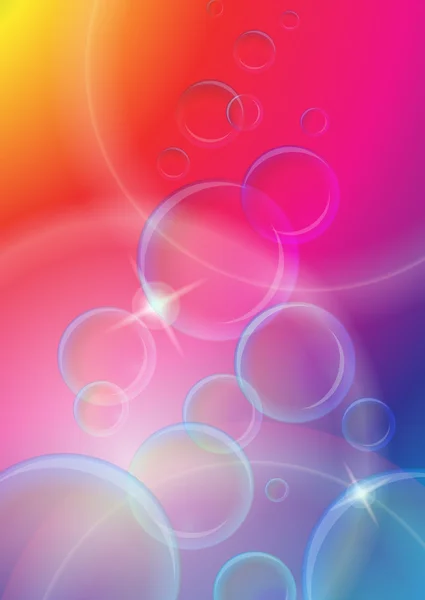 Săpun Bubbles fundal vectorial abstract — Vector de stoc