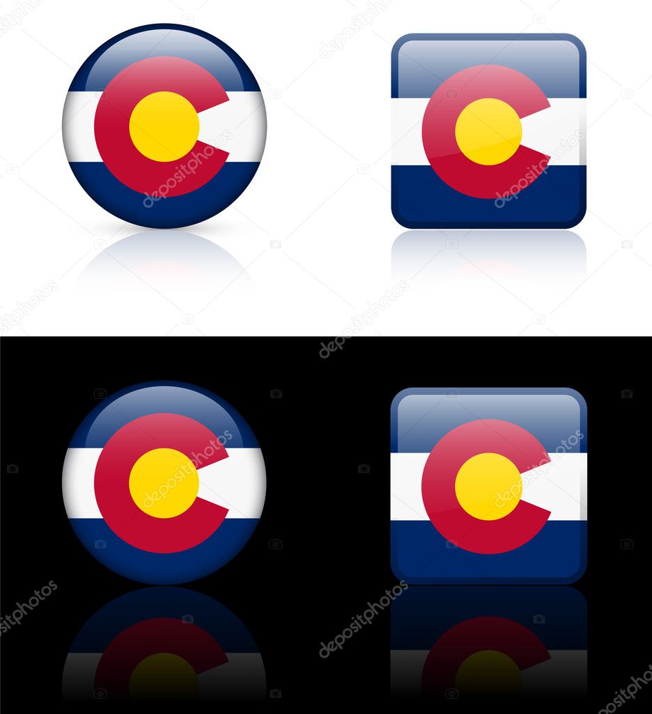 Colorado Icon on Internet Button