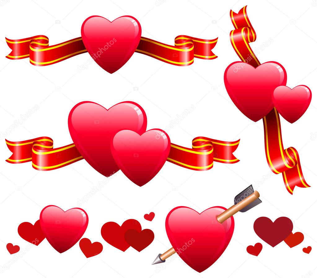 Valentine's Day Heart Design Collection