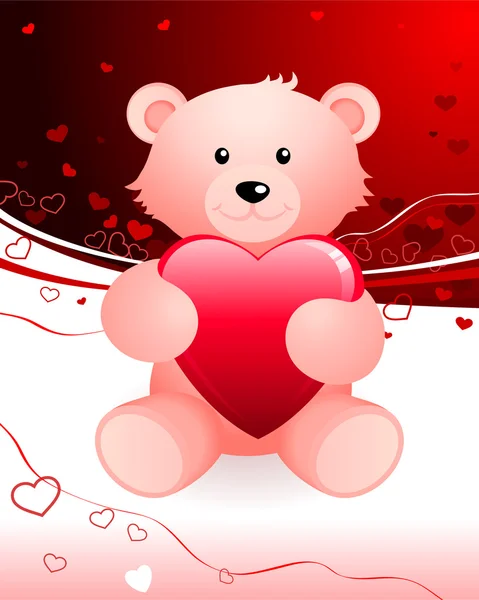 Valentine's Day Love Background — Stock Vector