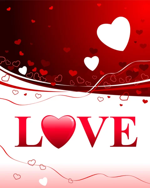 Valentýn Love pozadí — Stockový vektor