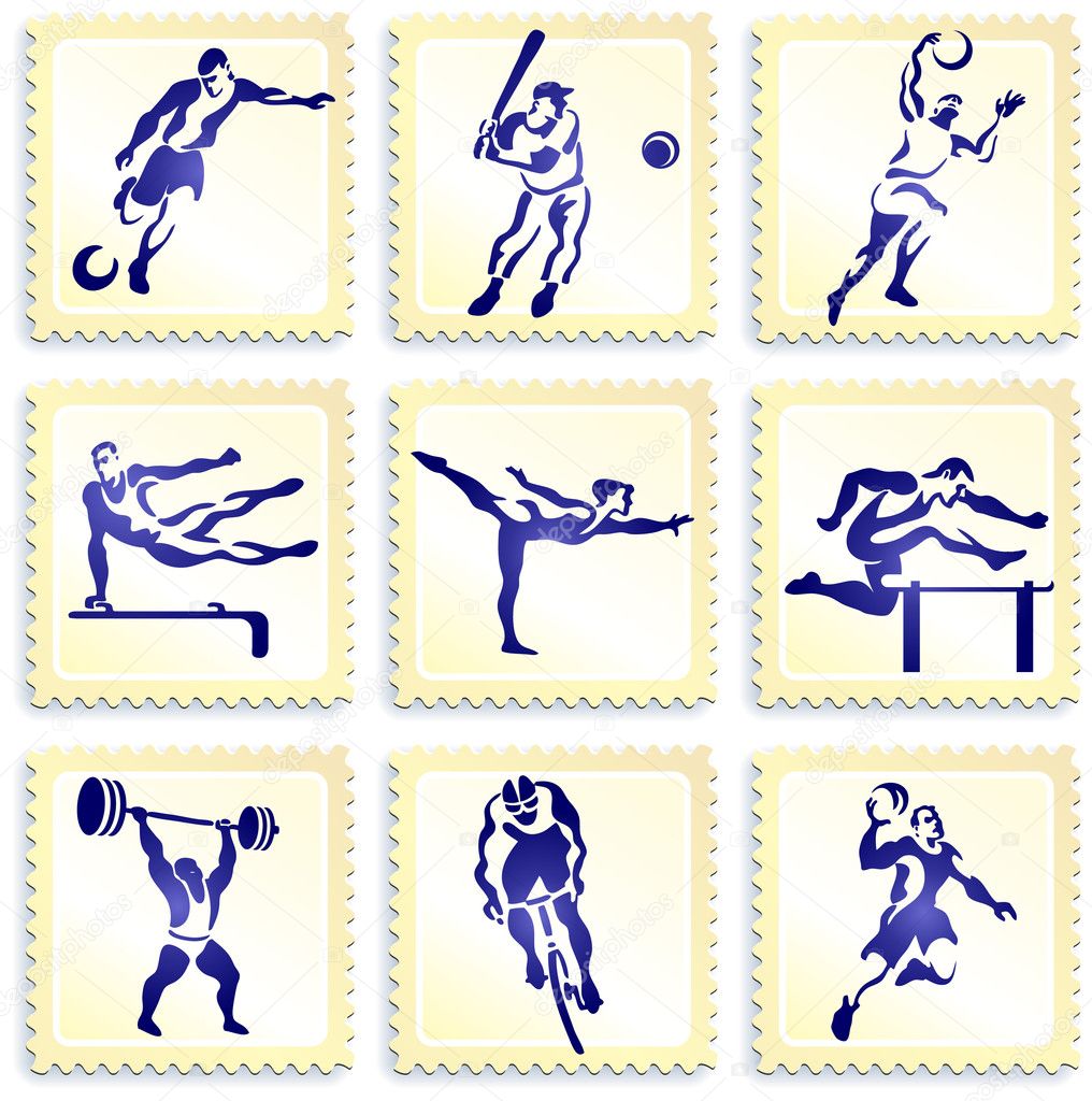 Sports Stamp Collection