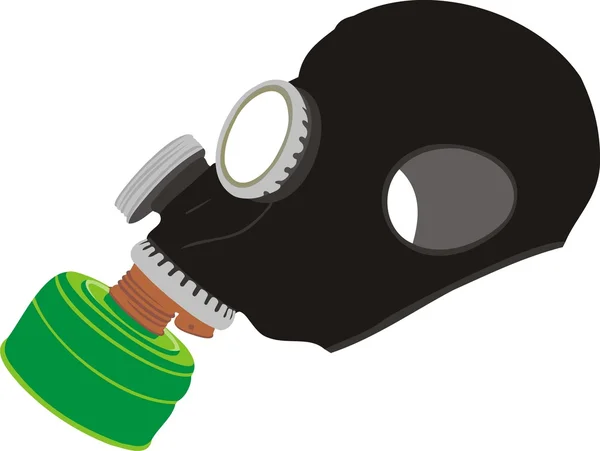 Betrouwbare gas masker — Stockvector
