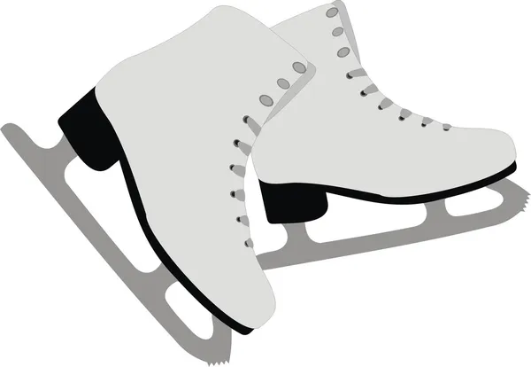 Os patins femininos — Vetor de Stock