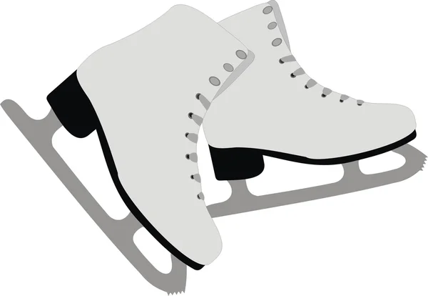 여성 스케이트 — 스톡 벡터