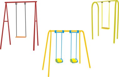 Children's swing clipart