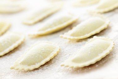 Uncooked ravioli clipart