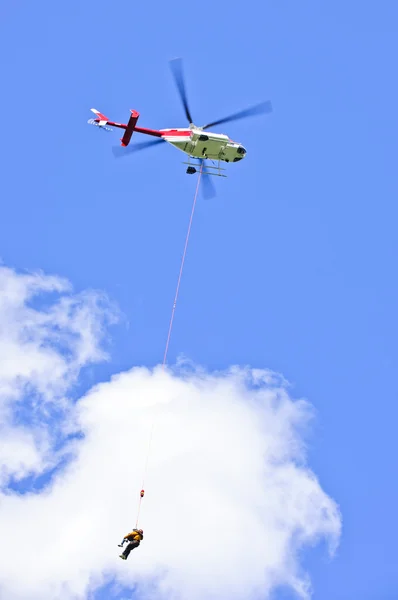 救援直升机 — 图库照片