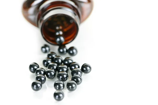 Pílulas de medicina herbal chinesa — Fotografia de Stock
