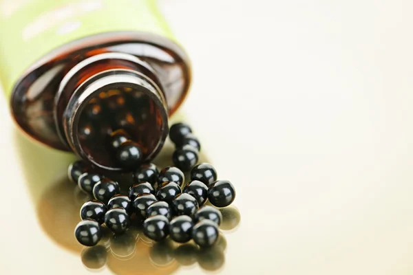 Pílulas de medicina herbal chinesa — Fotografia de Stock