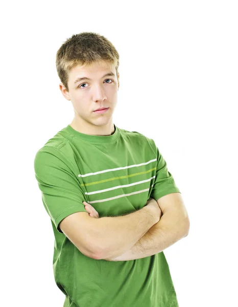 Çapraz kollu genç adam — Stok fotoğraf