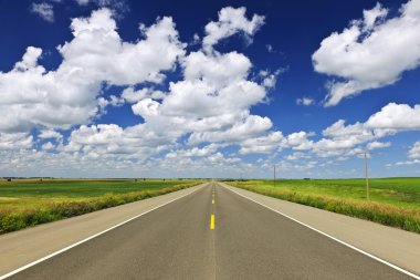 Prairie highway clipart