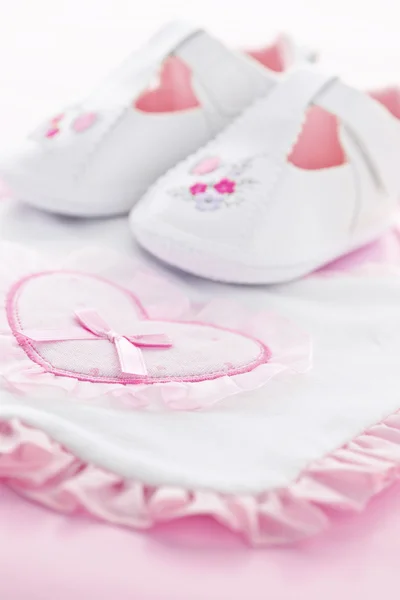 Rosa bebé niña ropa — Foto de Stock