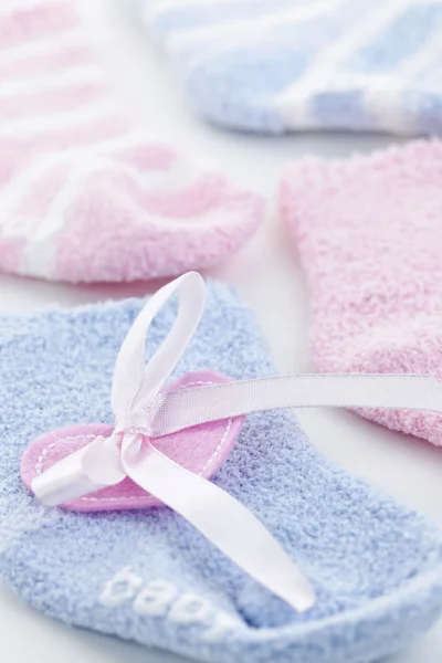Baby Socken Geschenk — Stockfoto