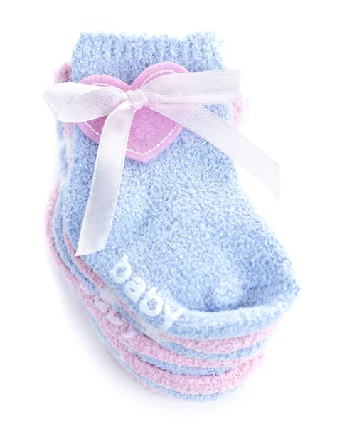 Dětské ponožky dárek — Stock fotografie