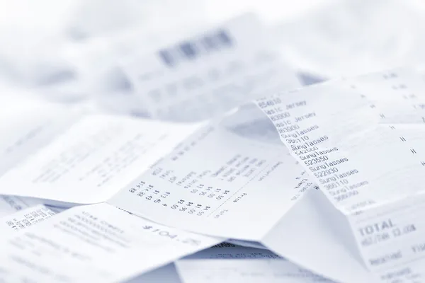 Sales receipts — Stock Photo, Image