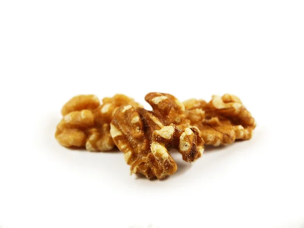 stock image Walnuts towards white