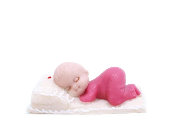 Bebek duş pasta topper — Stok fotoğraf