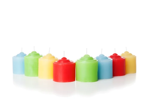 Krátké svíčky | Izolovaný — Stock fotografie